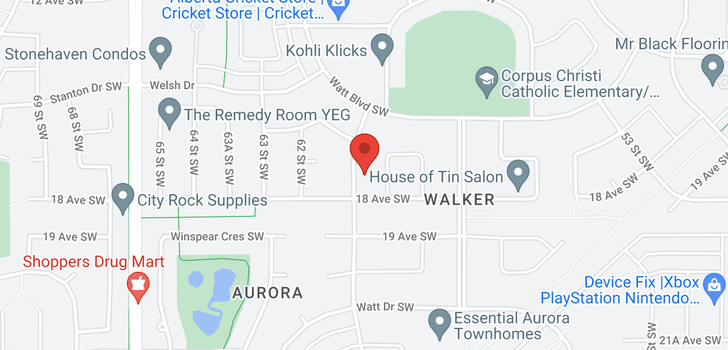 map of 1727 61 ST SW